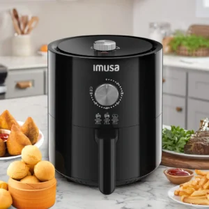 Freidora de Aire IMUSA 4,0 Litros Ultra Mecánica Negro